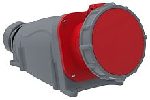 Розетка кабельная накладная IEK Magnum ССИ-135 63А 3Р+РЕ+N 400В IР67 красный картинка 